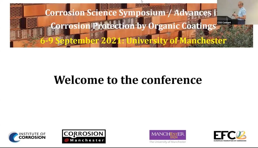 Corrosion Science Symposium – 6-9 Sept 2021